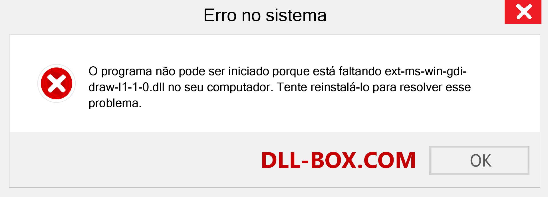 Arquivo ext-ms-win-gdi-draw-l1-1-0.dll ausente ?. Download para Windows 7, 8, 10 - Correção de erro ausente ext-ms-win-gdi-draw-l1-1-0 dll no Windows, fotos, imagens